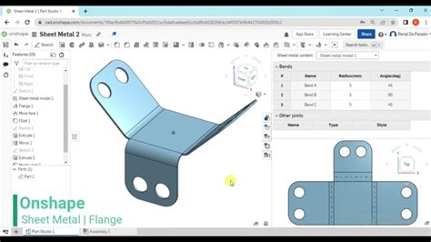 onshape sheet metal|simple sheet metal drawings.